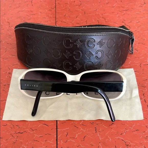 Celine White Sunglasses - Picture 2 of 4